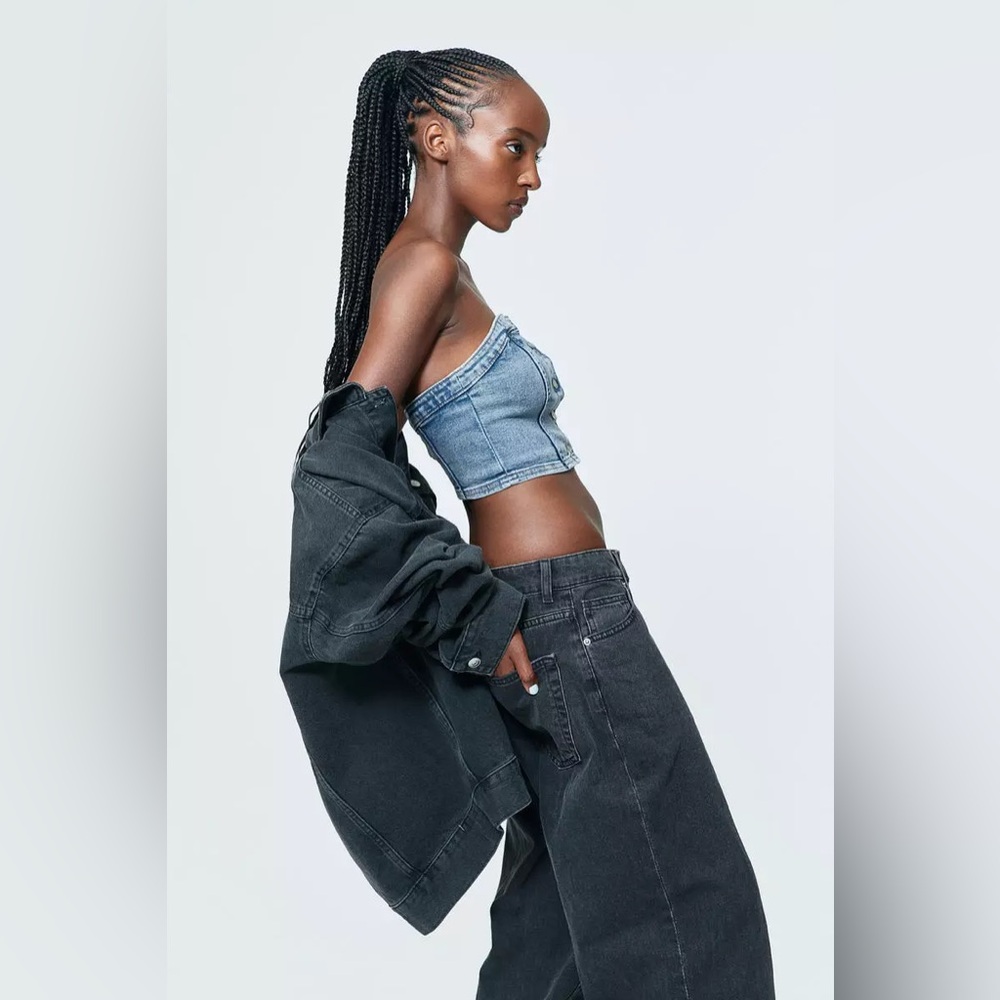 ☀️ Flash sale! Denim Bustier